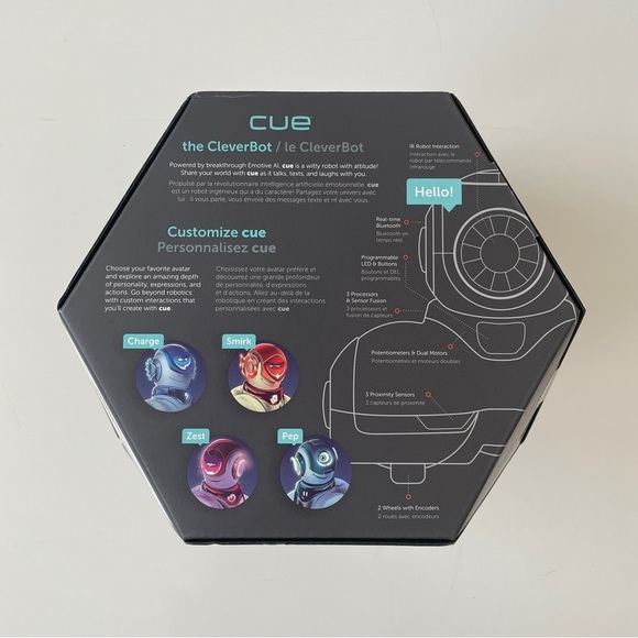 NEW Wonder Workshop Cue the CleverBot Coding Robot for Kids, Voice Activated - Picture 10 of 11